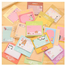 Promotional Lovely Sticky Notes, Cartoon Printed Memo Pads for Christmas